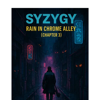 RAIN IN CHROME ALLEY (Chapter 3) artwork from Neo-Noir City