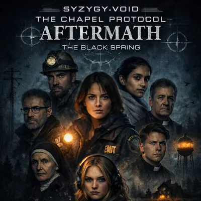 The Black Spring — Cover Art artwork from The Chapel Protocol // Aftermath Sequel